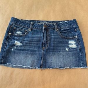 New American Eagle denim jean skirt